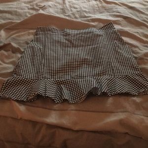 Gingham skirt